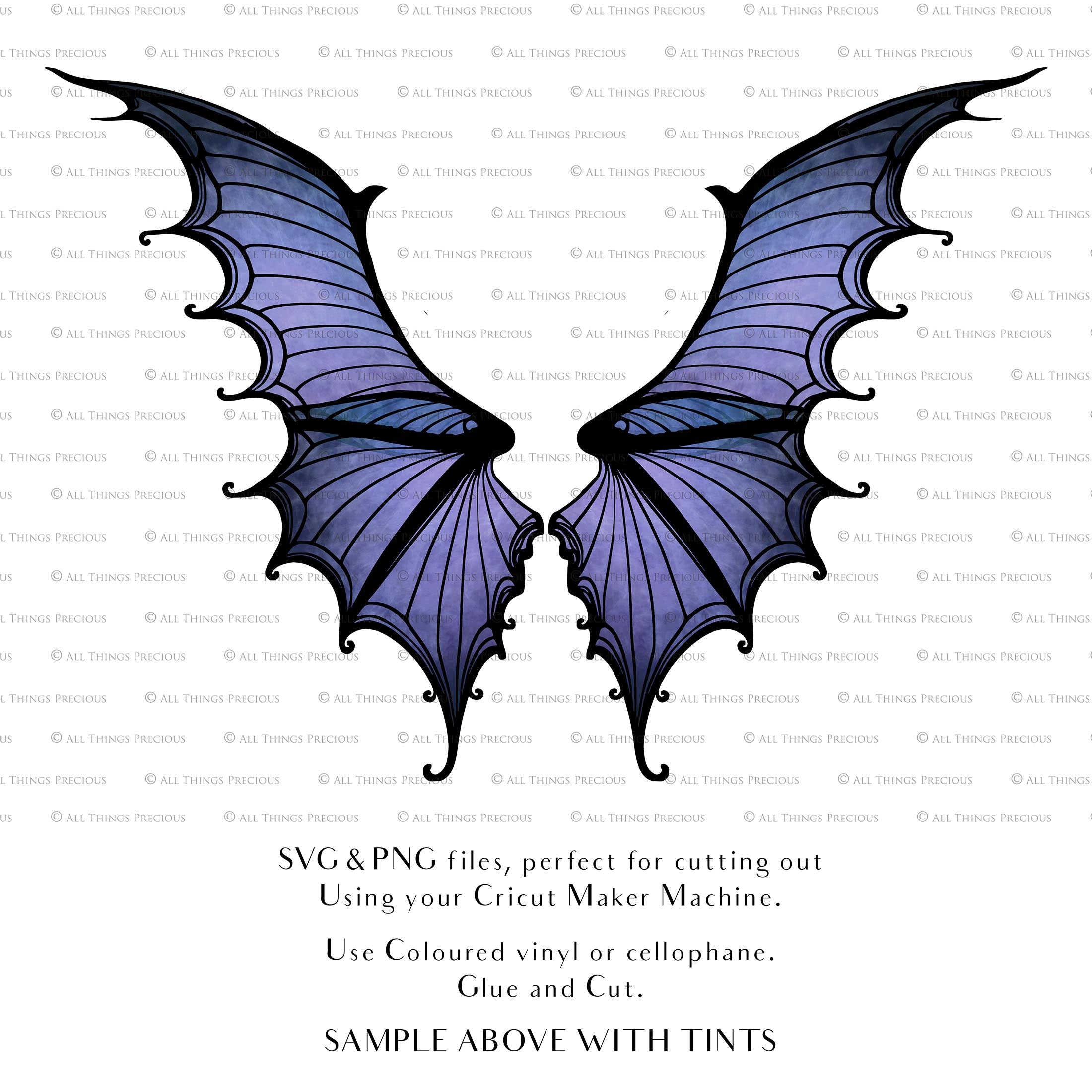 SVG & PNG Fairy Wing files for Cricut or Silhouette Cameo Cutting Machine. To create wearable fairy wings, in adult or children sizes.  Use this clipart design for Halloween Costumes, Fantasy or Cosplay or photography. Or use as ephemera in weddings, engagements or baby shower invitations. These are Individual wing parts, for you to cut and assemble. This is a digital product.
